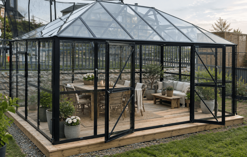 Drivhus Drammen 436x295x275cm – 12,8m2