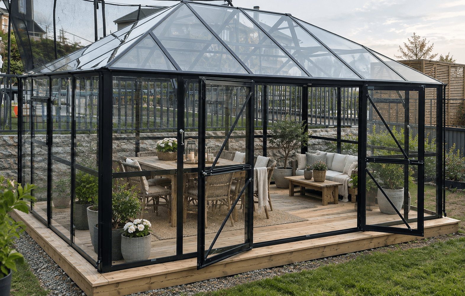Drivhus Drammen 436x295x275cm – 12,8m2