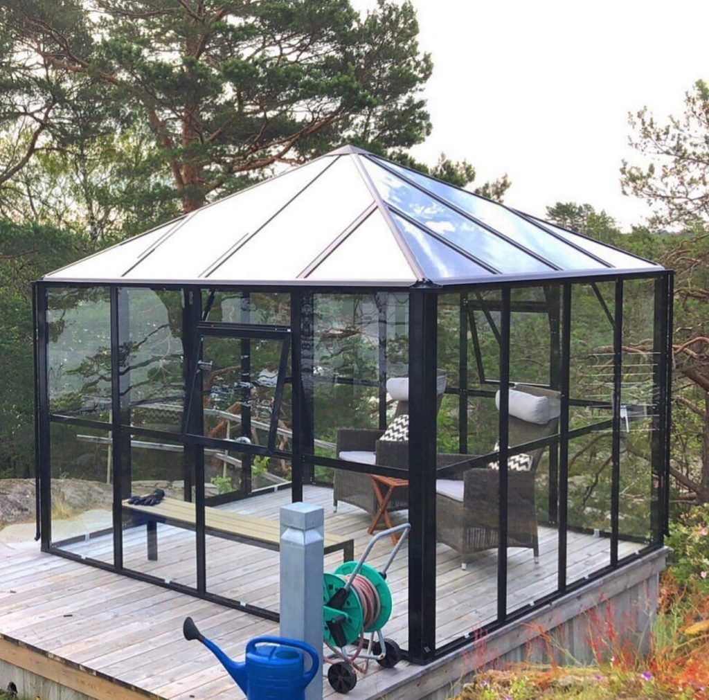Drivhus Dovre. Enkel montering. drivhusfundament