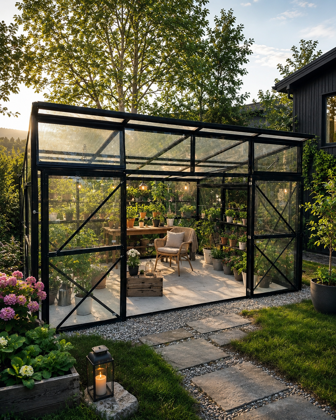 Drivhus Senja 331/306x406x247cm - 12,4m2