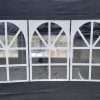 A large window with three arched windows.