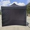 A black tent with a white background.