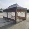 A tent with a window on the side. Kaiser PRO 40 Pop-up Partytelt 3x6m – Inkludert 4 vegger