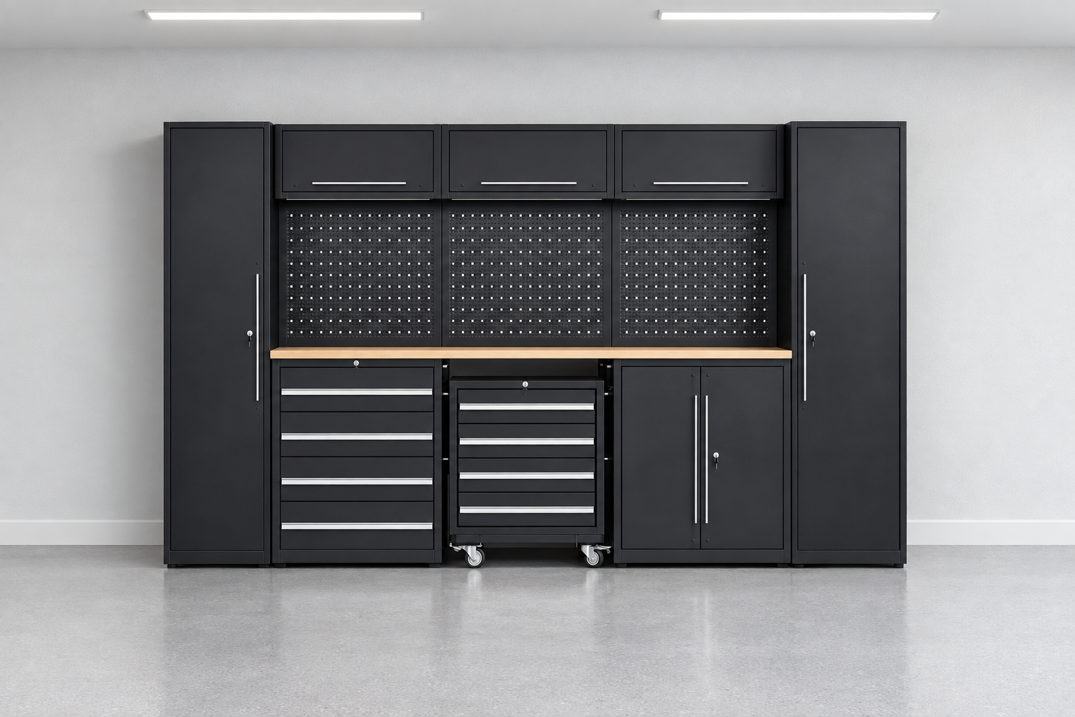 Beautiful complete garage interior. Kaiser 97