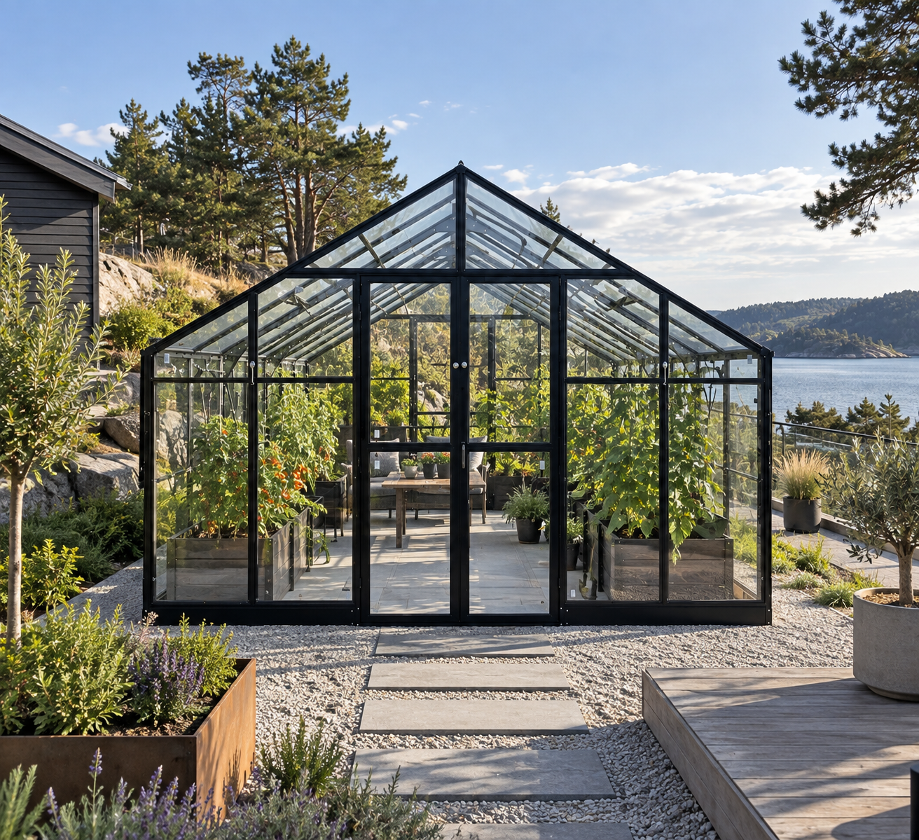 Drivhus Arendal 484x354x267cm - 17,1m2
