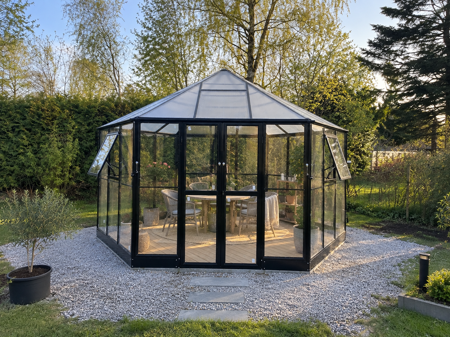 Greenhouse Model Notteroy 424x367x293 cm. 11.6 m2