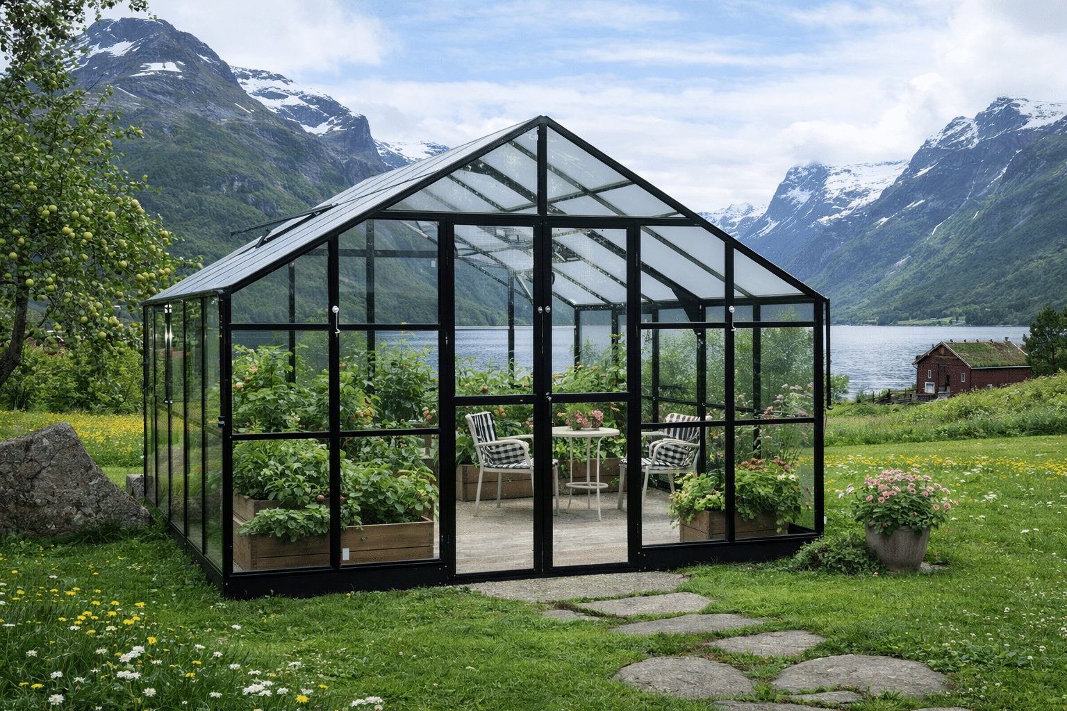 Drivhus Oslo 347x354x267cm – 12.3m2