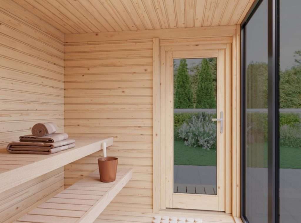 Badstue i tre. Badstuehytte. Badstuetønne. Badstue med glassdør. Solid badstue fra Europa. Palmako badstue. Badstue for nordisk klima.