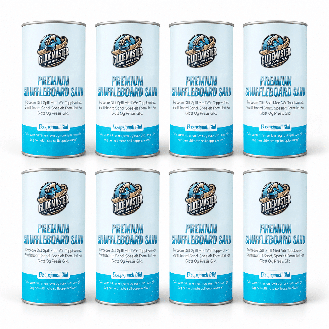 Glidemaster Premium Shuffleboard Sand – 8-pack