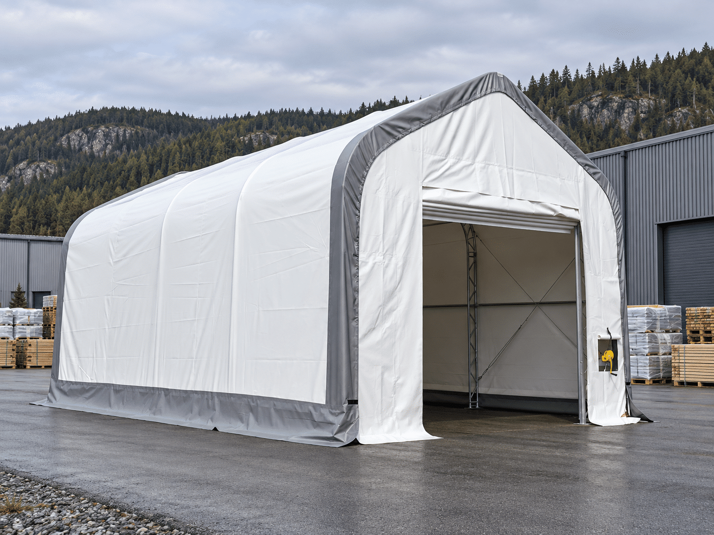 Storage tent 915x610x488 cm - Very Solid with Double Pipe System