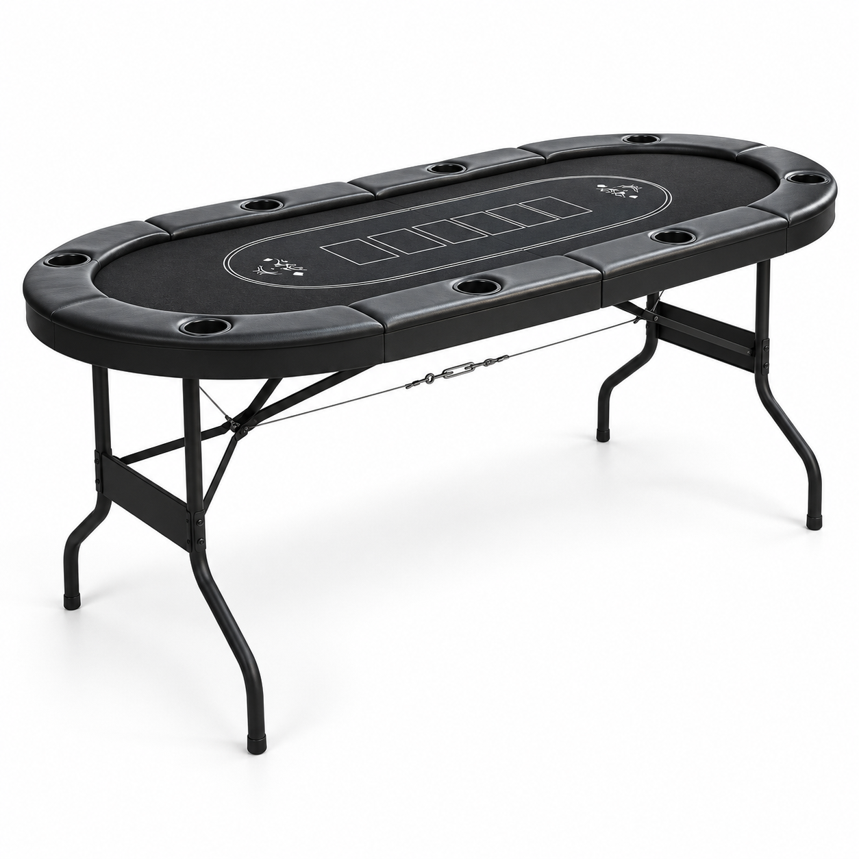 Kaiser 6ft Poker Table with Folding Tabletop