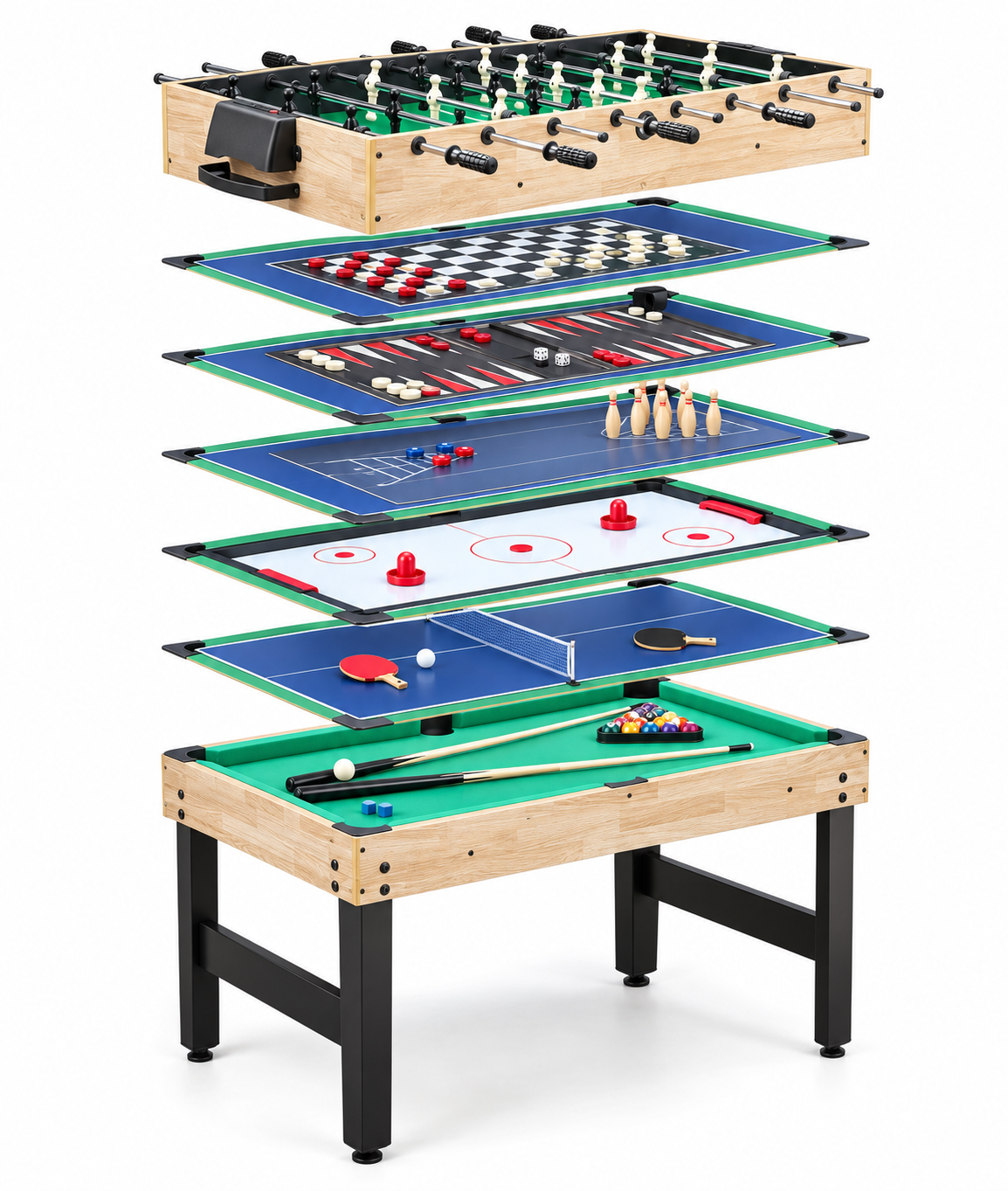 Kaiser 10-i-1 Multigame Bord 4ft