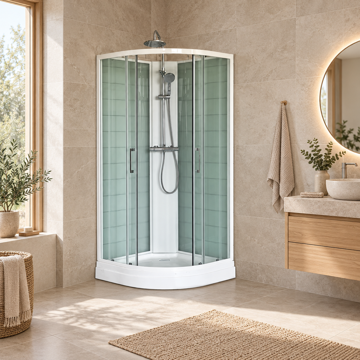 Shower enclosure Givanni 201 90x90x205 cm