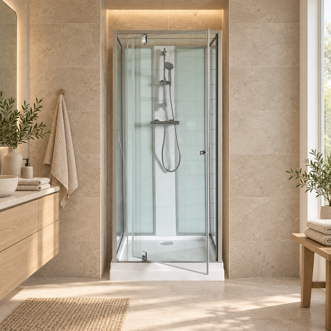 Shower enclosure Givanni 302 80x80x205 cm