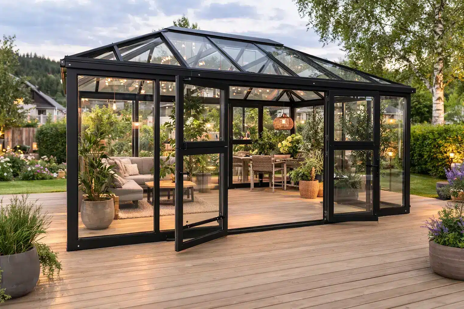 Lysthus Midgard 318x471x289 cm – 15 m²