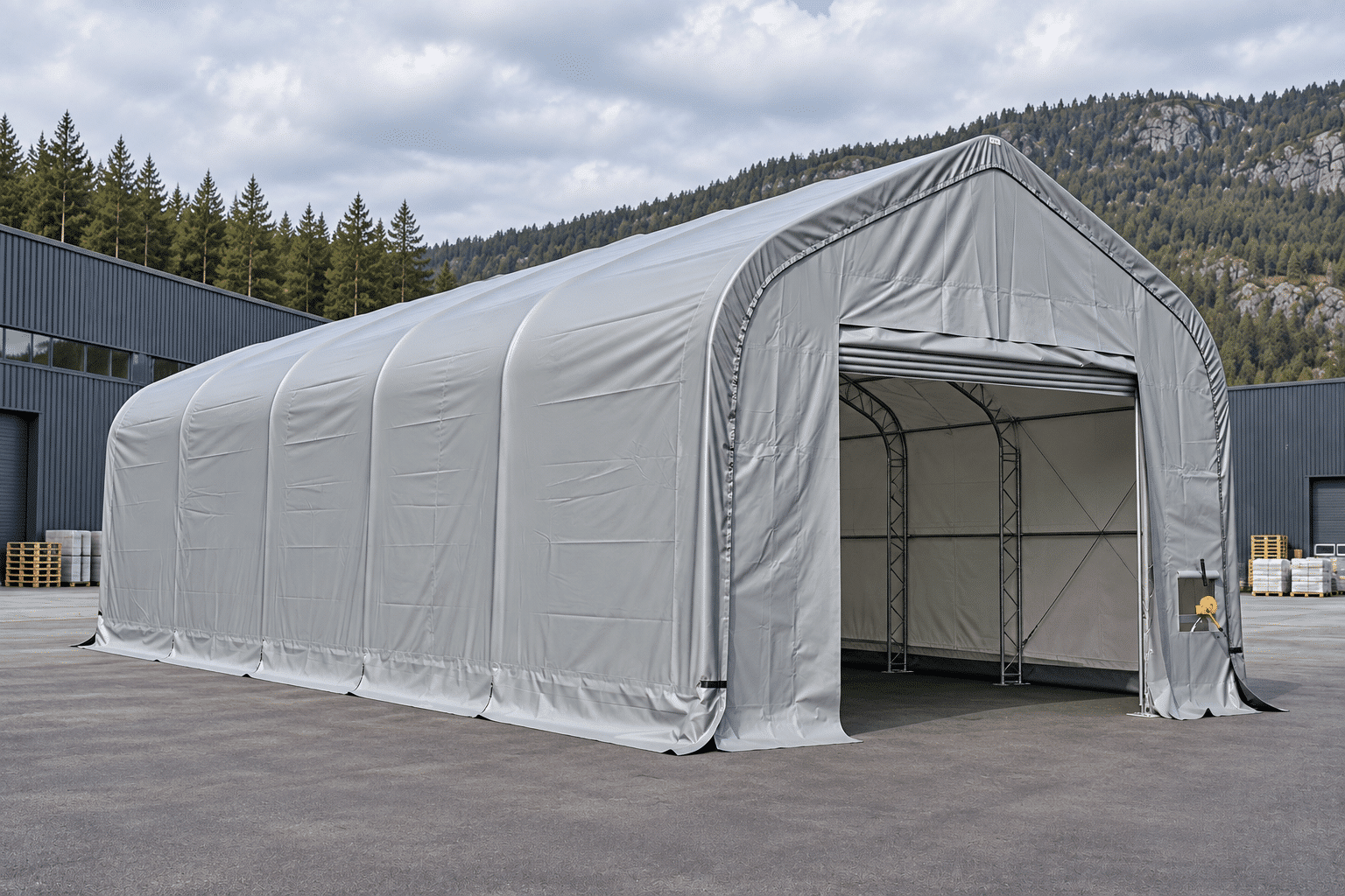 Storage tent 915x610x488 cm - Very Solid with Double Pipe System (Copy)