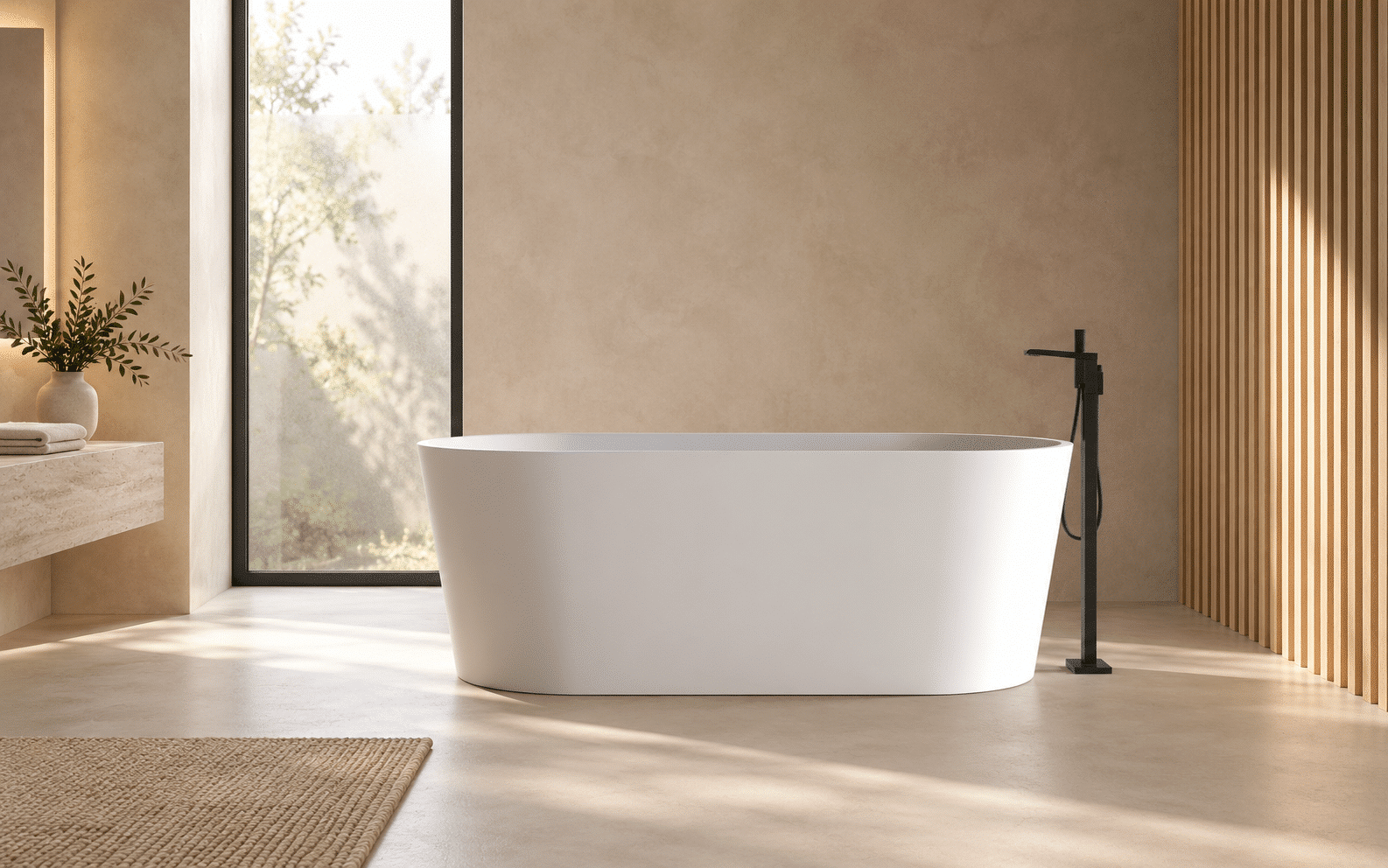 Givanni 111-W freestanding bathtub 150 cm