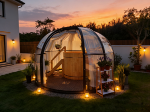 SkyDome Rund Hagestue 13,2 m²